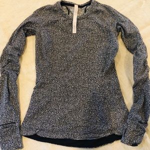 Lululemon Long Sleeve Black/White Multi